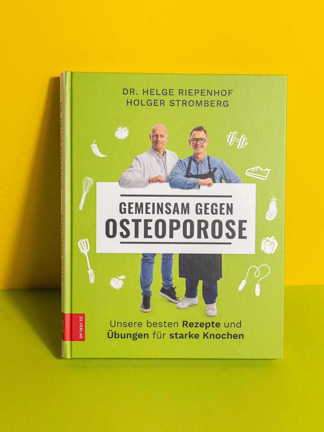 Frontansicht Buch “Gemeinsam gegen Osteoporose”